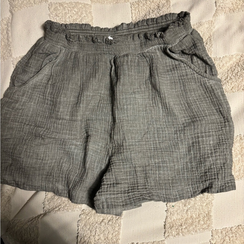 Gray Green Women's Casual Shorts